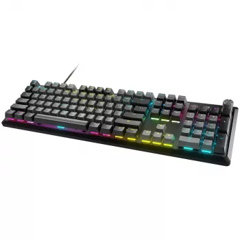 Corsair K70 CORE RGB tastatūra spēlēm USB QWERTZ vācu pelēka