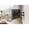 Pilnas kustības TV sienas stiprinājums GEMBIRD WM-90ST-01 37–90 collu televizoriem, maks. 50 kg, VESA līdz 600x400, pagrieziens 90°, slīpums -5–15°