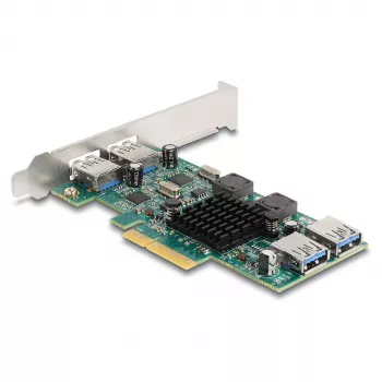 DeLOCK PCI Express x4 karte 2 x USB 5 Gbps Type-A 2 x iekšējie USB