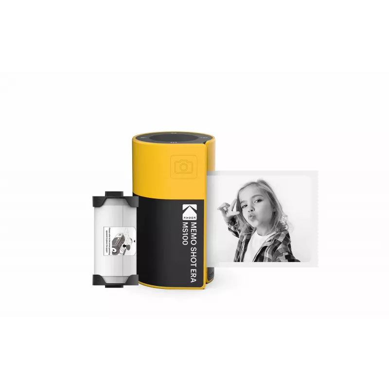 Kodak MemoShot Era MS100 foto printeris 68,58 x 45,72 mm melns dzeltens
