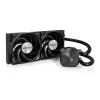 Montech HyperFlow Silent 240 Processor All-in-one liquid cooler 12 cm Melns 1 gab.