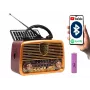 Analogais radio BLOW RA10 AM/FM saules 77-540 — AM/FM uztvērējs ar saules paneli un baterijas rezervi