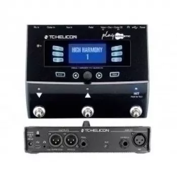 Akustiskās ģitāras procesors TC‑Helicon Play Acoustic 000-DEF01-00010 ar vokālajiem efektiem