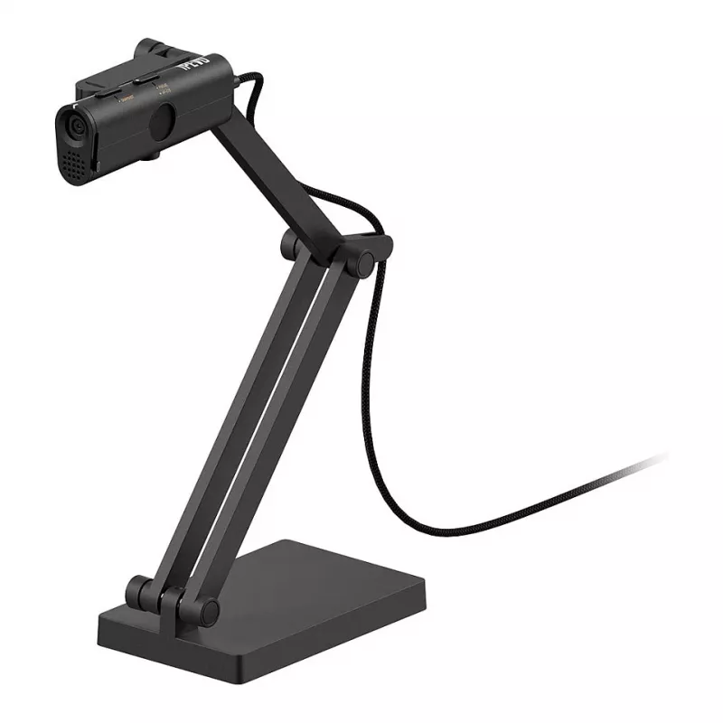Dokumentu kamera IPEVO CDVU-16IP Melna — 13 MP sensors, USB 2.0, līdz 3840×2880 video