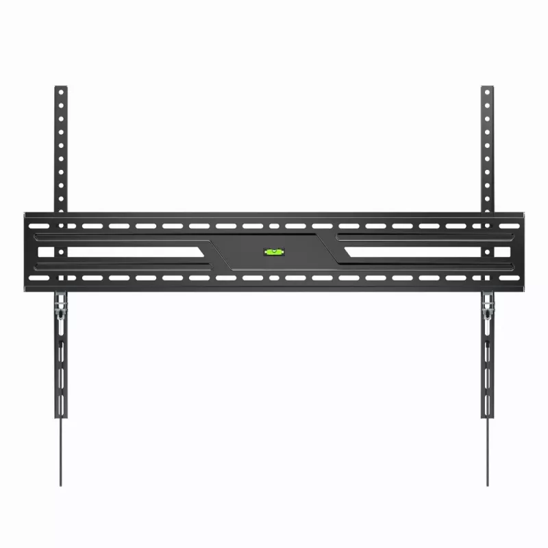 Fiksētais TV sienas stiprinājums GEMBIRD WM-100F-01 43–100 collu ekrāniem, tērauda, maks. slodze 75 kg, VESA 75x75–900x600