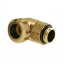 Barrow Multi-Link Adapter TWT90KND-K12 90° G1/4 vītne vīrišķā uz 12 mm cieto cauruli, rotējams, zelts