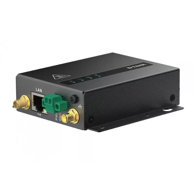 D-Link 5G M2M VPN PoE+ Modem Router, RJ45, External, IEEE 802.3at, Melns, 48 - 57 V, -30 - 70 °C