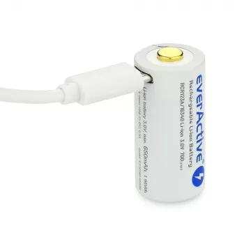 Uzlādējama baterija everActive EV16340 700mAh 3V ar Micro USB uzlādi