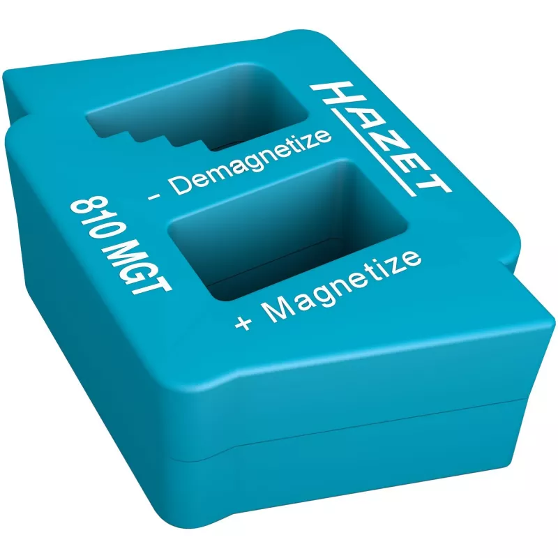 Hazet magnetizētājs/demagnetizētājs 810MGT — kompakts rokas instruments uzgaļu magnetizēšanai un demagnetizēšanai