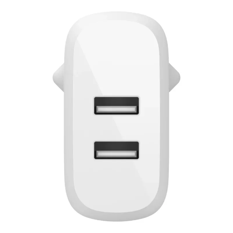 Belkin BOOST CHARGE - Barošanas bloks - 24 W - QC 3.0 - 2 izejas porti (USB) - Balts (WCB002VFWH)