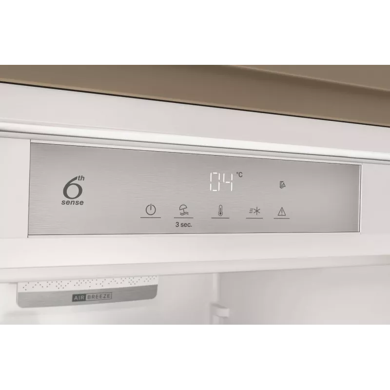 Whirlpool ledusskapis | WHSD18A013D1 | Energoefektivitātes klase E | Iebūvējams | Pārtikas ledusskapis | Augstums 177 cm | Ledusskapja lietderīgā ietilpība 306 L | Displejs | 30 dB | Nerūsējošais tērauds