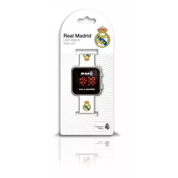 Kids Euroswan Watch LED Real Madrid RM00016 ar kalendāru, digitāls displejs bērniem