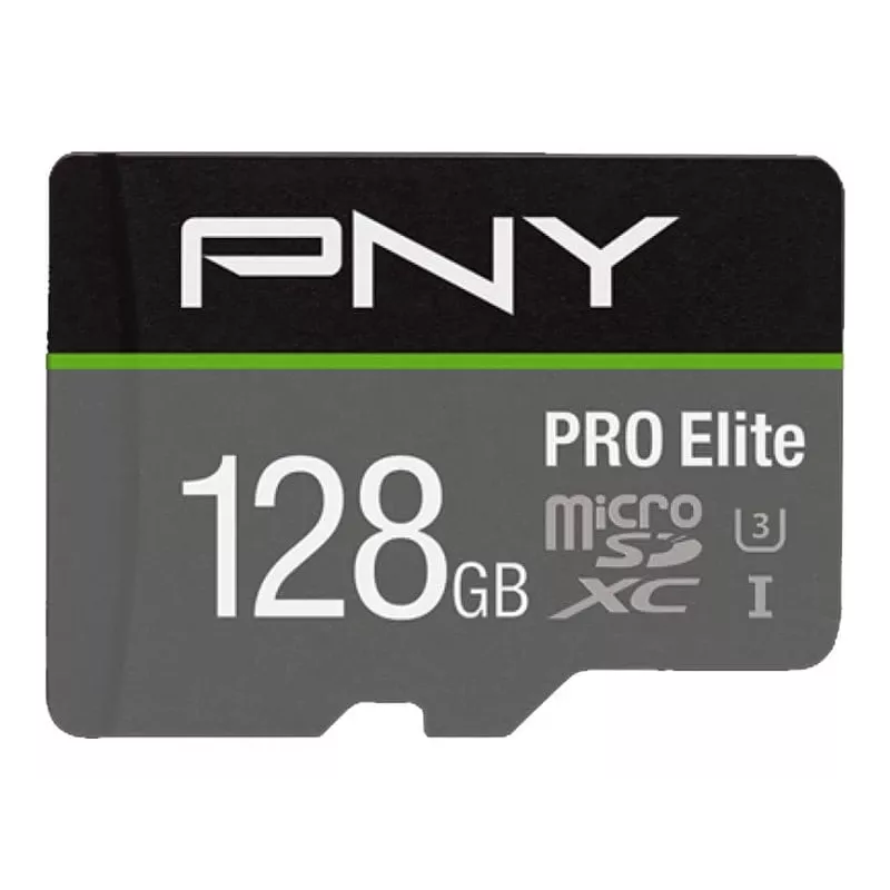 MicroSDXC zibatmiņas karte PNY PRO Elite 128 GB UHS-I modelis P-SDU128V31100PRO-GE