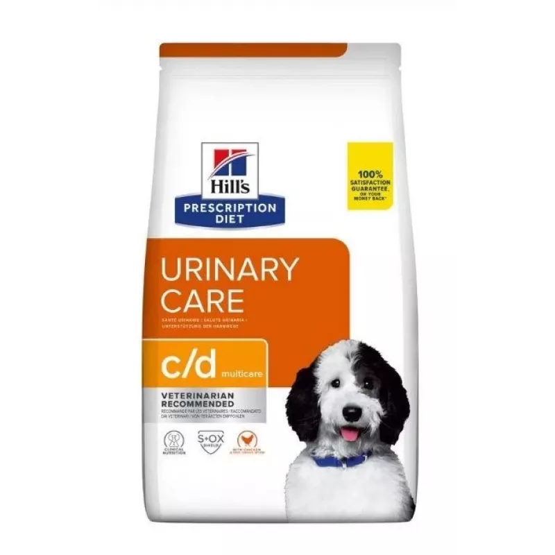 HILL'S PRESCRIPTION DIET Canine Urinary Care c/d Multicare sausā suņu barība ar vistu 1,5 kg