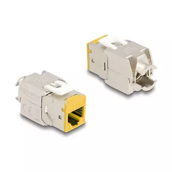 DeLOCK keystone modulis 88111 Plakans Dzeltens RJ-45 10 gab.
