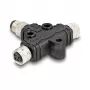 Kabeļu sadalītājs DeLOCK M8 T-Splitter A-coded 4 pin 1 x vīrišķais uz 2 x sievišķais