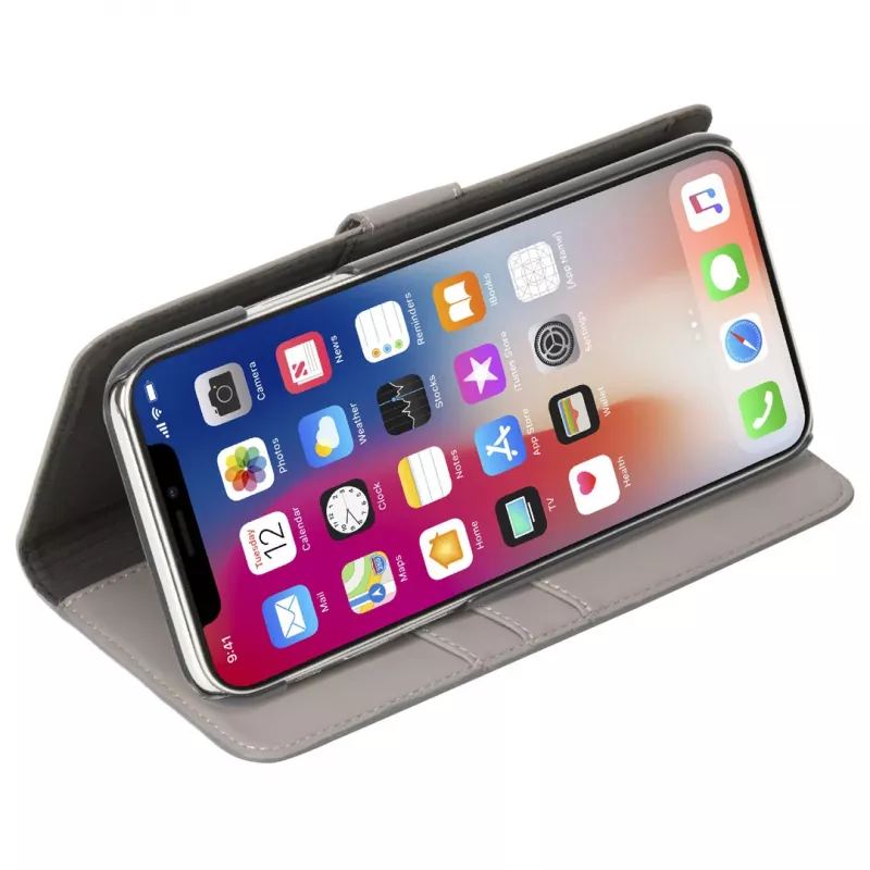 Folio Case Krusell Loka iPhone XS Max 16.5 cm Pelēks
