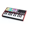 MIDI kontrolleris AKAI APC Key 25 MK2 — 25 ātrumjutīgi taustiņi, 40 spilventiņi, RGB apgaismojums, 8 enkoderi, USB barošana
