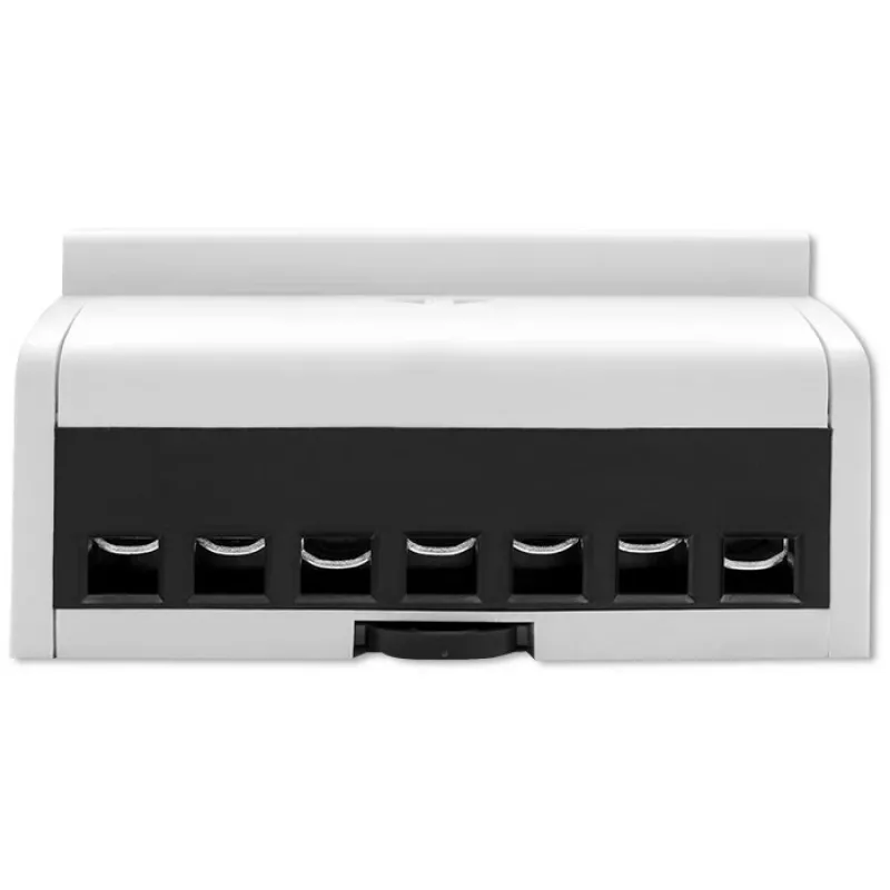 Qoltec Trīsfāzu divvirzienu elektroniskais skaitītājs | DIN sliedes enerģijas patēriņa mērītājs | 400V | 100A | LCD | 4P