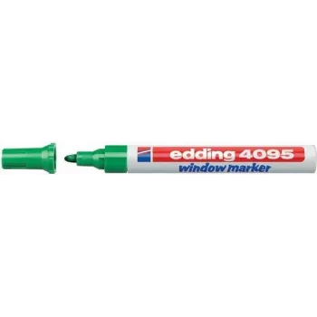 Krīta marķieris Edding 4095 Zaļš 10 gab.