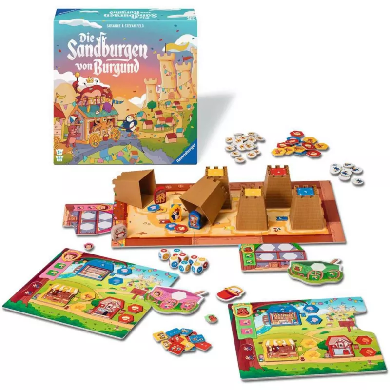 Ravensburger Die Sandburgen von Burgund, galda spēle