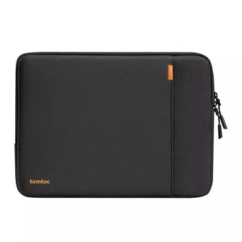 Klēpjdatora futrālis Tomtoc A13C2D1 MacBook — melns, viegls, izturīgs aizsargapvalks