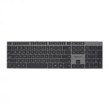 Bezvadu tastatūra SBOX WK-131 US, kompakts metāla dizains, US izkārtojums