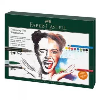 Krāsaino zīmuļu komplekts Faber-Castell Discovery Set — 12 gab., daudzkrāsains