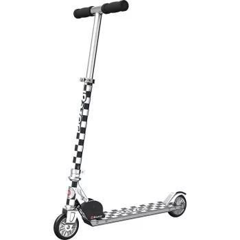 Kick skrejritenis Razor Model A — viegls salokāms pieaugušo/pusaudžu skrejritenis, alumīnija, regulējama stūre, maks. slodze 65 kg