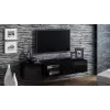 Cama TV skapis SIGMA1 180 melns/melns glancēts