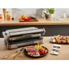 Elektriskais kontaktgrils Tefal OptiGrill+ XL no nerūsējošā tērauda — liela ietilpība, automātiskas gatavošanas programmas