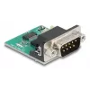DeLOCK 90781 seriālais pārveidotājs, retranslators, izolators USB 2.0 RS-232 melns zaļš