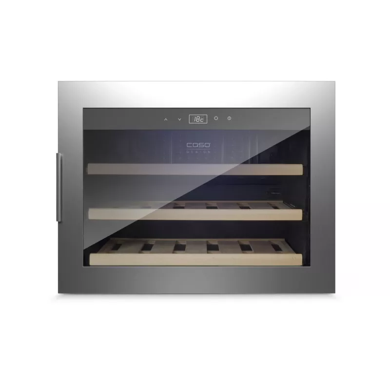 Vīna skapis Caso WineSafe 18 EB Inox Compressor 18 pudele(ēm)