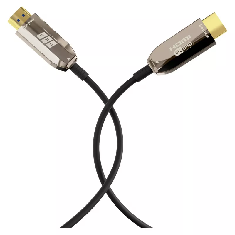 EFB Elektronik HDMI optiskās šķiedras kabelis AOC Active - digitālais/displejs/video - 20 m (HDMI-21-00007)