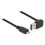 USB kabelis DeLOCK 1m USB 2.0-A uz Micro-B