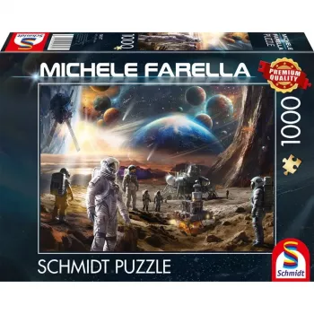 Michele Farella: Unendliche Welten - Raumfahrtmissionen, Puzzle 1000 gabali
