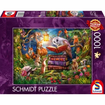 Puzle Schmidt Spiele Meža stāsti naktī – 1000 gabali