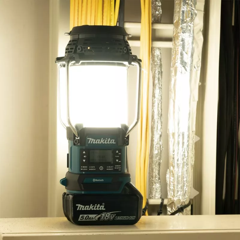 Makita DMR056 radio Portatīvs Analogais un digitālais Melns, Zils