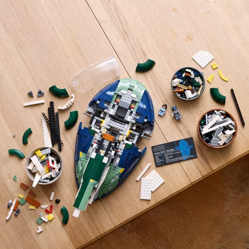 LEGO STAR WARS 75409 Jango Fetta Firespray klases zvaigžņu kuģis