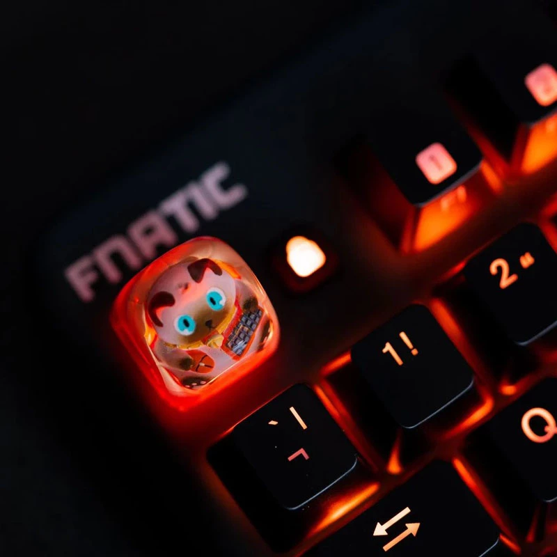 Fnatic Artisan Keycap Loeya taustiņa vāciņš, oranžs