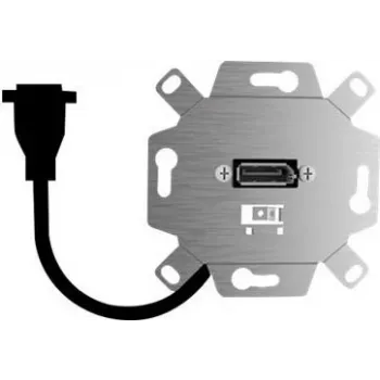 DisplayPort ligzdas mehānisms Rutenbeck KM-DP KP Up 0 Pigtail 15 cm Metāls