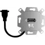 DisplayPort ligzdas mehānisms Rutenbeck KM-DP KP Up 0 Pigtail 15 cm Metāls