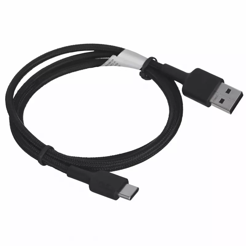 USB A uz USB-C kabelis AUKEY CB-CD30 0,9 m — melns, pīts, USB PD 3.0, 0,48 Gbit/s