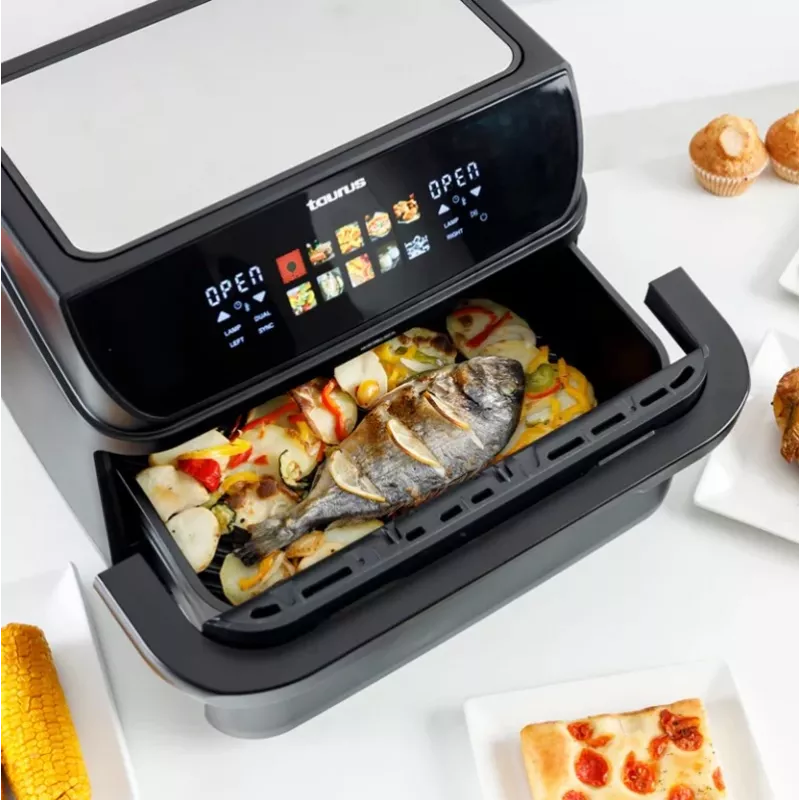 Beztauku fritieris ar garo grozu un grilu Taurus 973004000