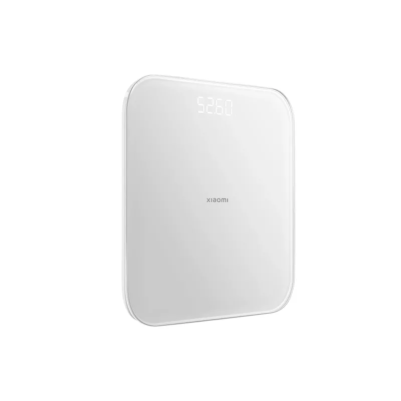 Elektroniskie personālie svari Xiaomi Smart Scale S200 — max 150 kg, precizitāte 50 g, 280×280×24,5 mm, balts