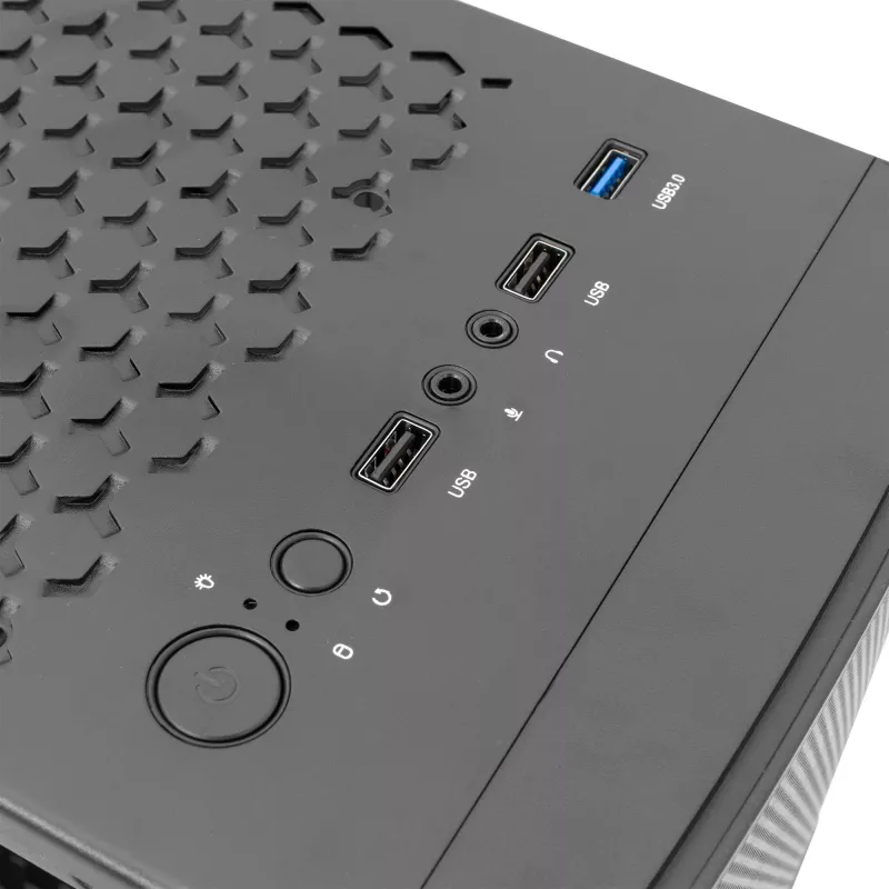 Datora korpuss Panzer-2 White Shark GCC-2402 ATX Melns