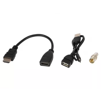 DVB-T2 uztvērējs BLOW 7000FHD MINI H.265 — kompakts virszemes TV uztvērējs, HDMI, USB, S/PDIF, audio L/R, teleteksts