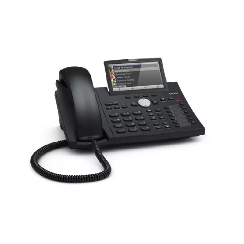 Snom D375 IP tālrunis Melns 12 līnijas TFT
