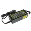 Strāvas adapteris Green Cell AD41P 65W ASUS klēpjdatoriem, 19V 3,42A, iekštelpām, melns