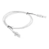 Tīkla kabelis LANBERG PCU5-10CC-0100-S RJ-45 Cat5e U/UTP, 1 m, pelēks